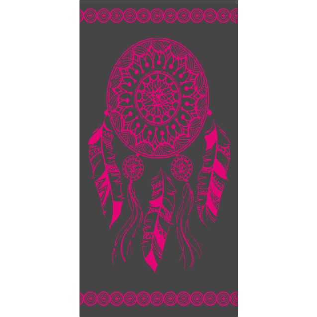 Πετσέτα Θαλάσσης Βελουτέ Dimcol 72 90x170