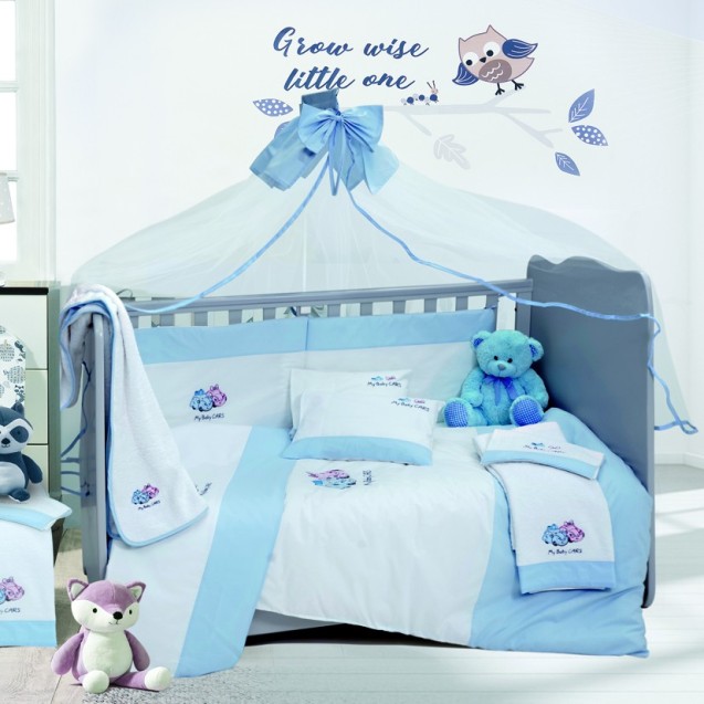 Σετ Κούνιας 6 Τεμαχίων Sb Home My Baby Cars Blue