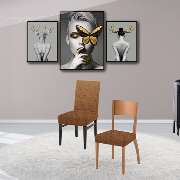 Σετ Ελαστικά Καλύμματα Πλάτης-Καθίσματος Καρέκλας 2...