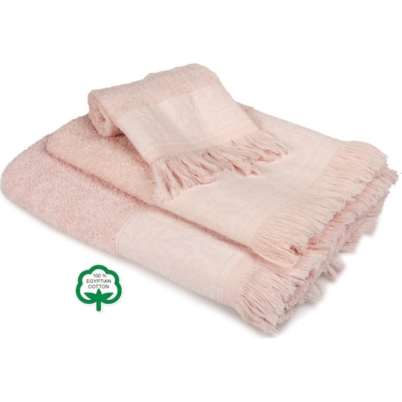 Σετ Πετσέτες 3 Τεμαχίων Dimcol Νέμεσις 13 Ροζ