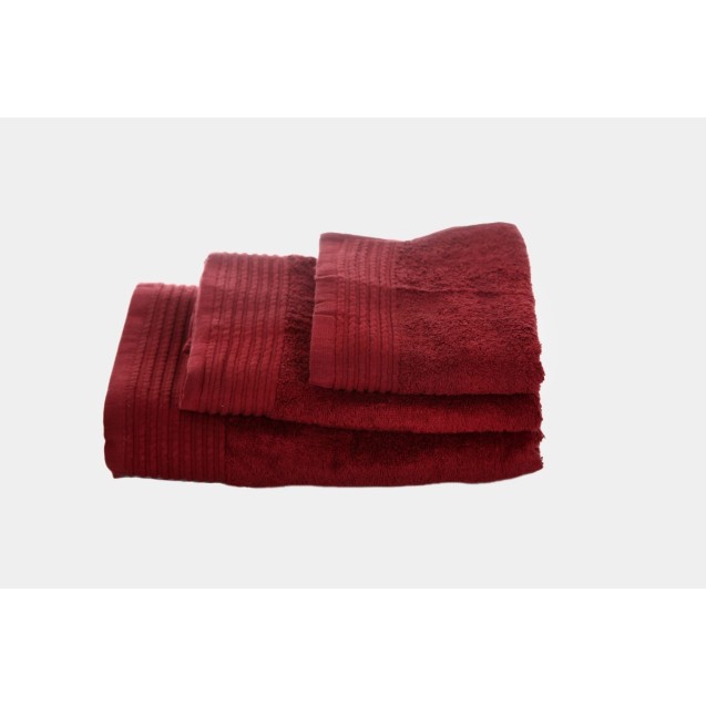 Πετσέτα Προσώπου Anesis Burgundy 50x100