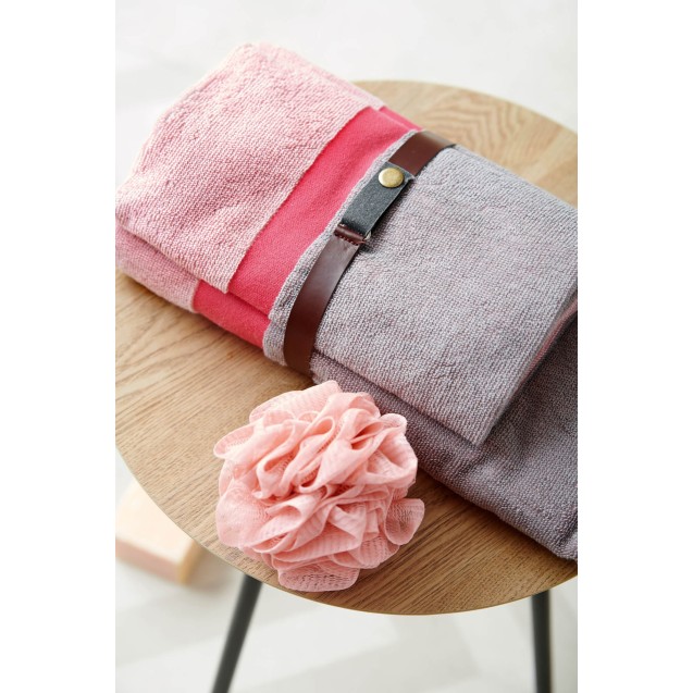 Σετ Πετσέτες 2 Τεμαχίων Palamaiki Fandago Pink