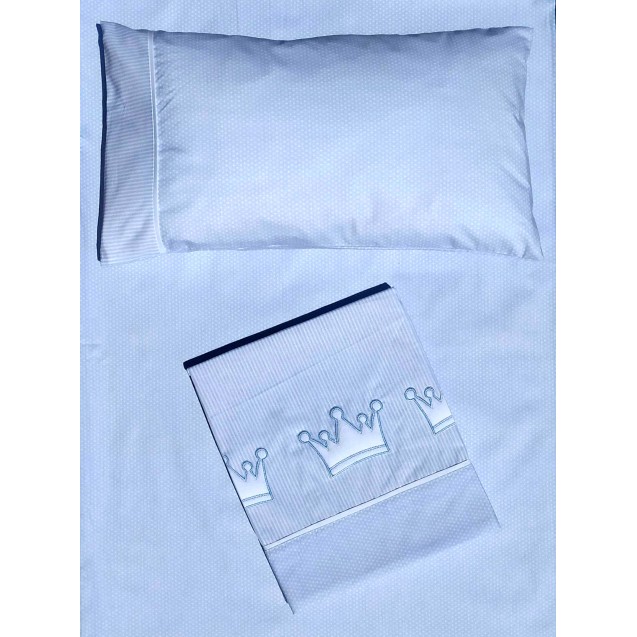 Σετ Σεντόνια Μονά Morven Cute 1901 Σιέλ 160x240