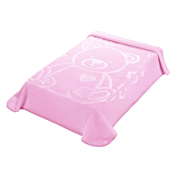 Κουβέρτα Βελουτέ Ανάγλυφη Κούνιας Morven Colour Kid's Ι97...