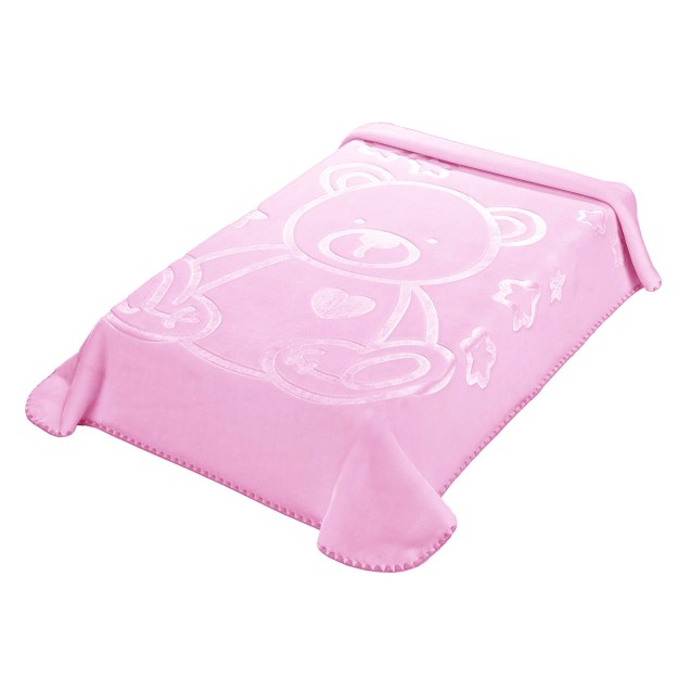 Κουβέρτα Βελουτέ Ανάγλυφη Κούνιας Morven Colour...