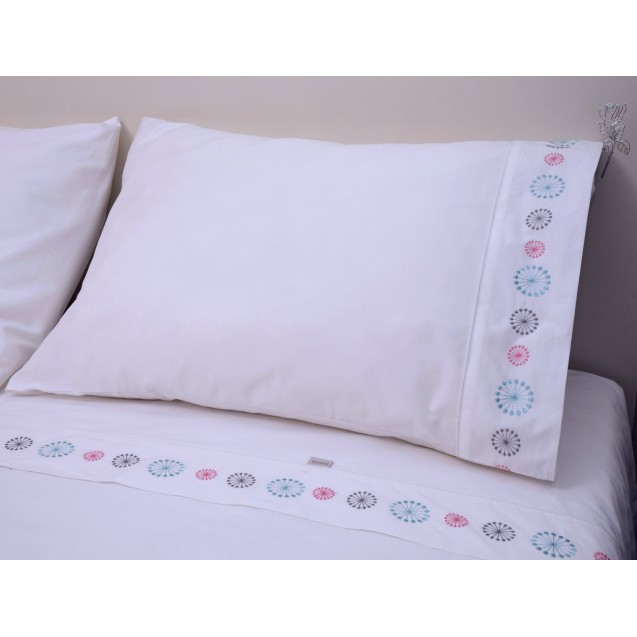 Σετ Σεντόνια Μονά Morven Star Λευκό 170x270