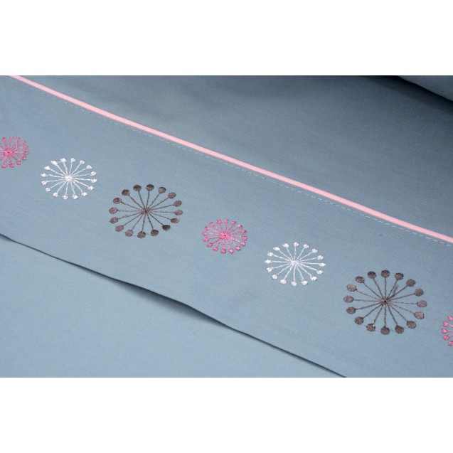 Σετ Σεντόνια Μονά Morven Star Πετρόλ 170x270