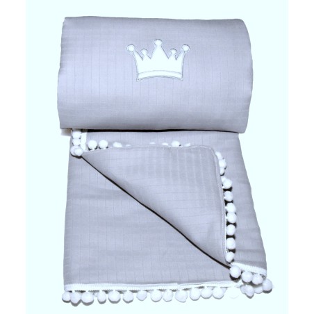 Πάπλωμα Κούνιας Morven Lolly 1904 Γκρι 80x120