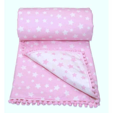 Πάπλωμα Κούνιας Morven Molly 1905 Ροζ 80x120