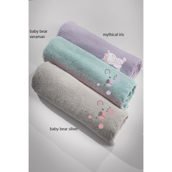 Κουβέρτα Fleece Κούνιας Guy Laroche Mythical Iris 100x140