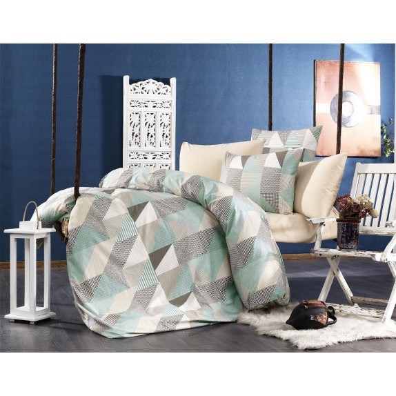 Σετ Σεντόνια Υπέρδιπλα 3 Τεμαχίων Dimcol Geometrical 330...