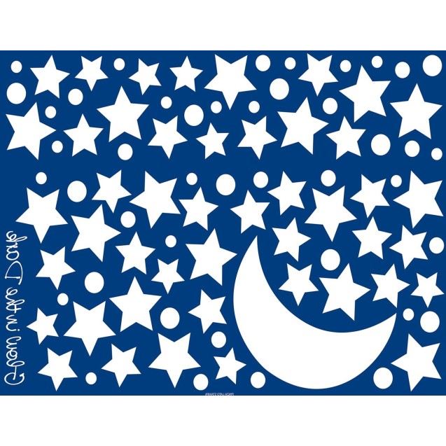 Φωσφορίζοντα Αυτοκόλλητα Τοίχου Ango Starry...