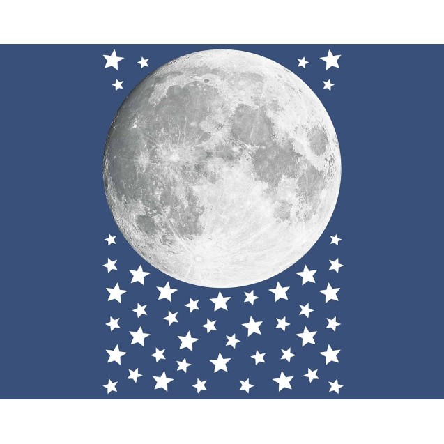 Φωσφορίζοντα Αυτοκόλλητα Τοίχου Ango Moon Large...