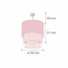 Παιδικό Φωτιστικό Οροφής Ango Moon Pink 61232 S