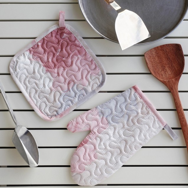 Σετ Πιάστρα Και Γάντι Melinen Valencia Εμπριμέ