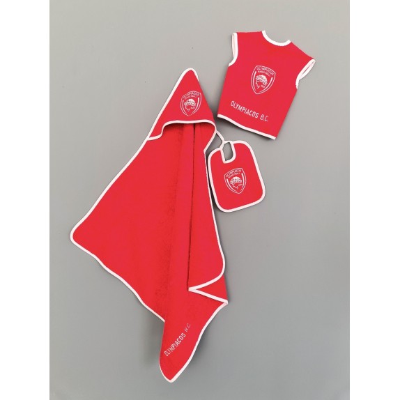 Βρεφικό Σετ Μπάνιου Palamaiki Olympiacos Baby Block