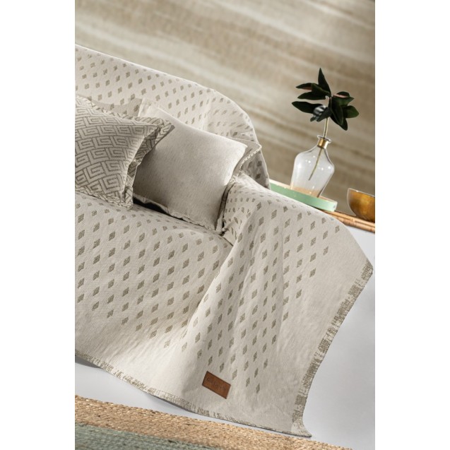 Ριχτάρι Διθέσιου Guy Laroche Diamond Linen 170x250