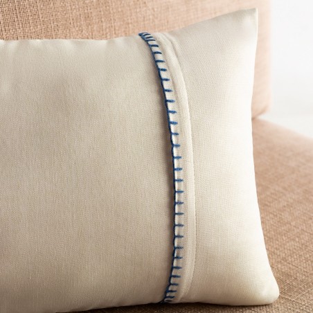 Μαξιλαροθήκη Διακόσμησης Gofis Home Chrome 30x45 Offwhite/Jean 930C/01