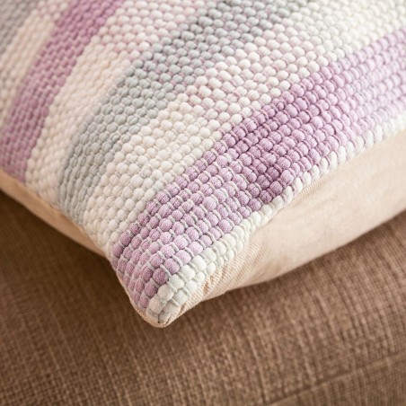 Μαξιλαροθήκη Διακόσμησης Gofis Home Tic-tac-toe 43x43 Λιλά 477/20