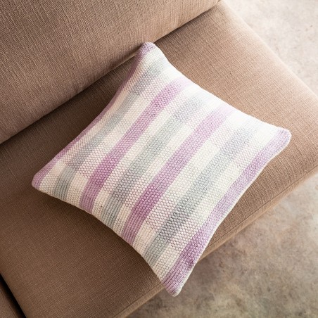 Μαξιλαροθήκη Διακόσμησης Gofis Home Tic-tac-toe 43x43 Λιλά 477/20