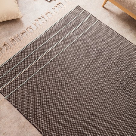 Χαλί Gofis Home Aladdin 130x190 Μαύρο/Σιέλ 704/14