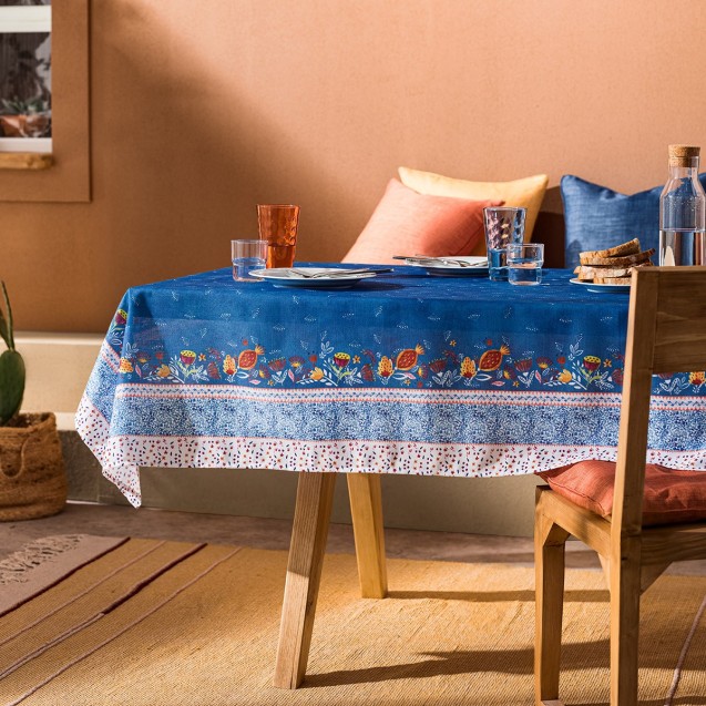 Τραπεζομάντηλο Gofis Home Eris 135x135 Blue...