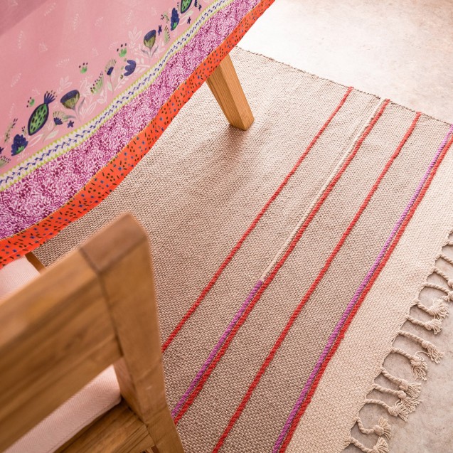 Τραπεζομάντηλο Gofis Home Eris 145x220 Ροζ 540/17