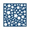 Φωσφορίζοντα Αυτοκόλλητα Τοίχου Ango White Stars Medium 79223