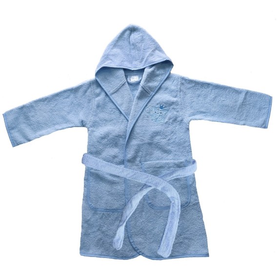 Βρεφικό Μπουρνούζι Dimcol Ελεφαντάκι 46 Σιελ 02