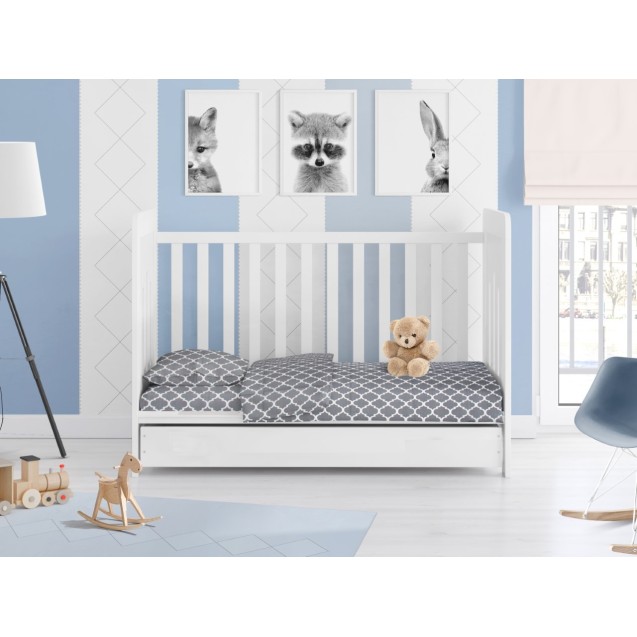 Σετ Σεντόνια Κούνιας 3 Τεμαχίων Dimcol Windows...