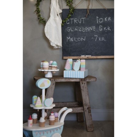 Ξύλινo Πιάτο με Παγωτά Jabadabado JB-W7137