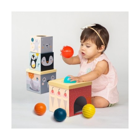 Παιχνίδι στοίβαξης Taf Toys North Pole Ball Drop T-12735