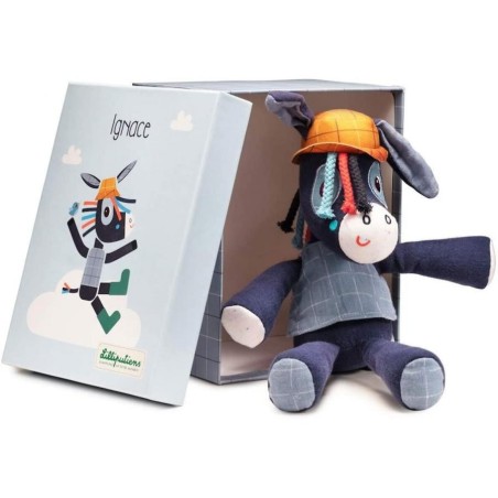 Ζωάκι Ignace σε κουτί δώρου Lilliputiens LΙ83249