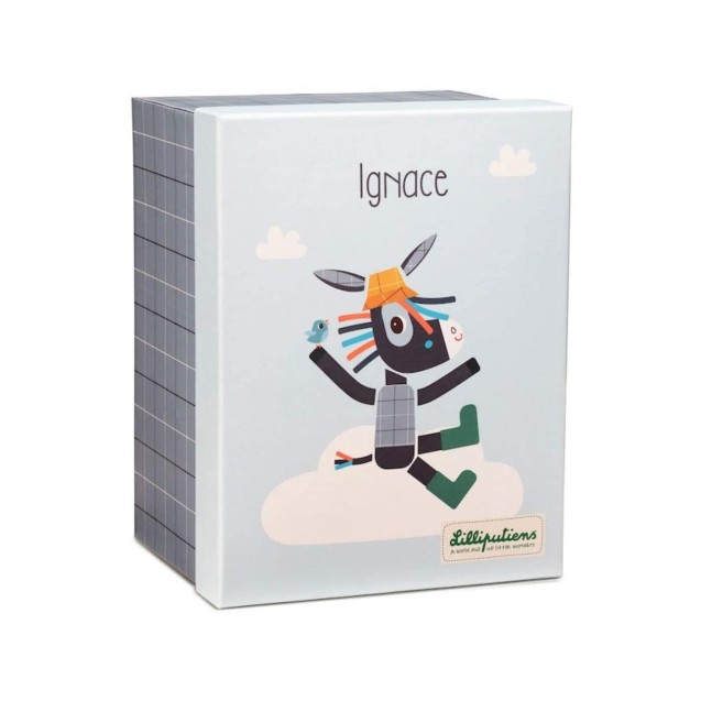 Ζωάκι Ignace σε κουτί δώρου Lilliputiens LΙ83249