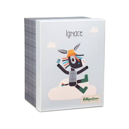 Ζωάκι Ignace σε κουτί δώρου Lilliputiens LΙ83249