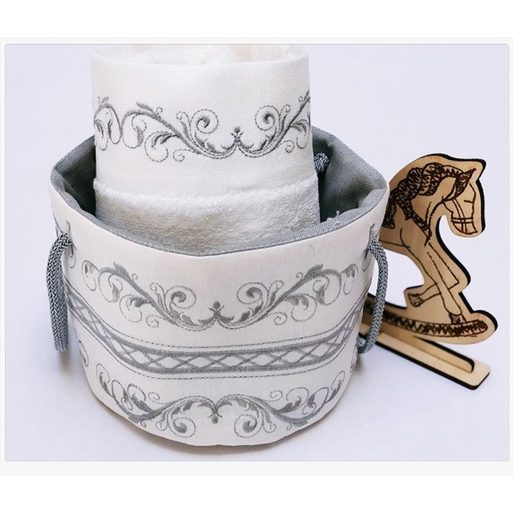 Καλαθάκι Καλλυντικών Raison D’Etre Signature Γκρι