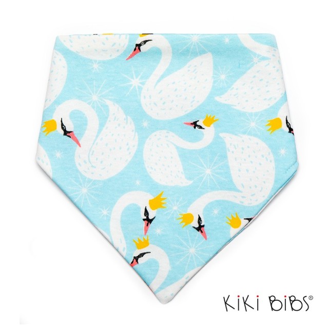 Kiki Bibs Σαλιάρα-μπαντάνα Swans KB0270
