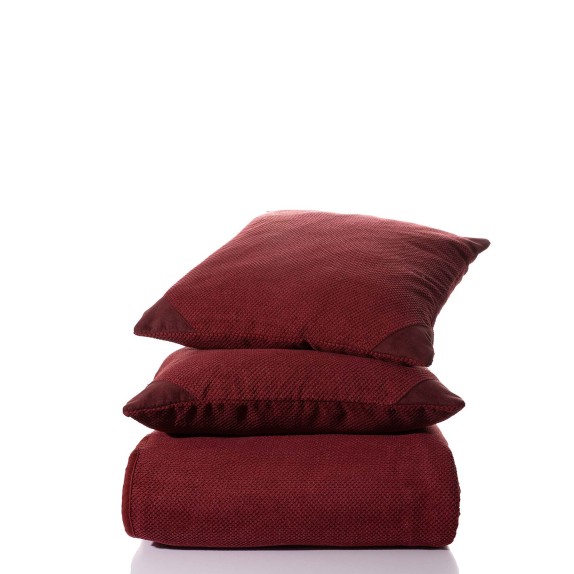 Μαξιλαροθήκη Διακόσμησης Silk Fashion 1715 Μπορντώ 65x65