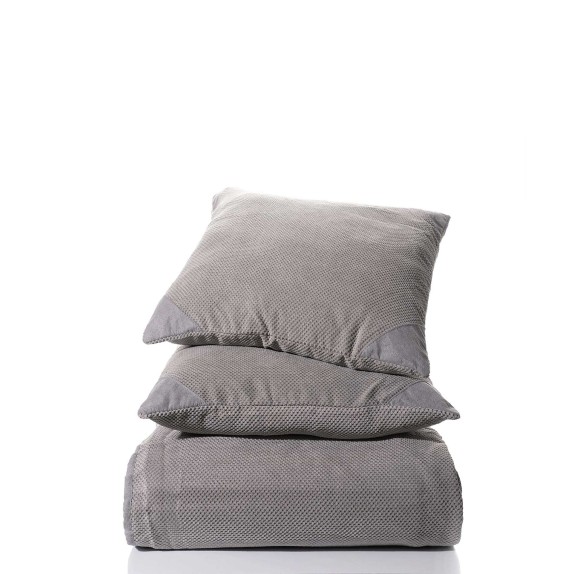 Ριχτάρι Τετραθέσιου Silk Fashion 1715 Γκρί 180x350