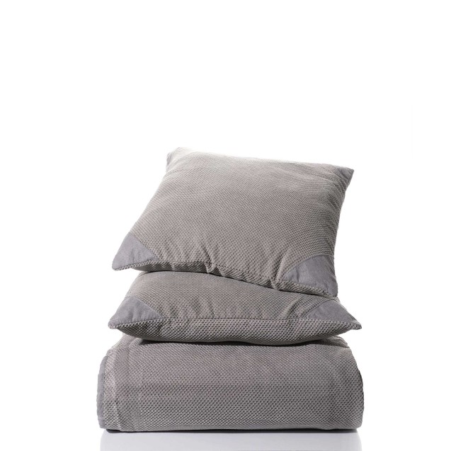 Ριχτάρι Τετραθέσιου Silk Fashion 1715 Γκρί 180x350