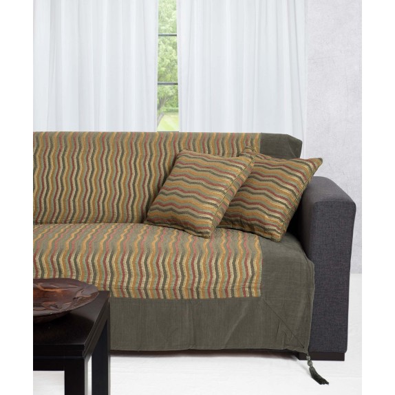 Ριχτάρι Διθέσιου Silk Fashion 602 Κύμα Πράσινο 180x250