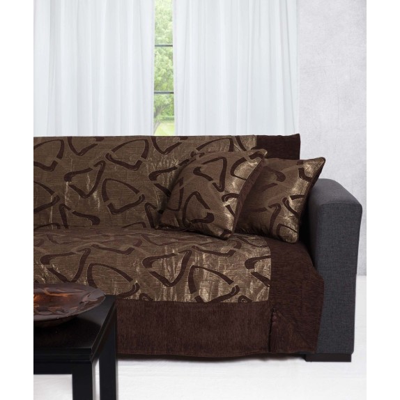 Σετ Ριχτάρια 3 Τεμαχίων Silk Fashion 11230 Καφέ