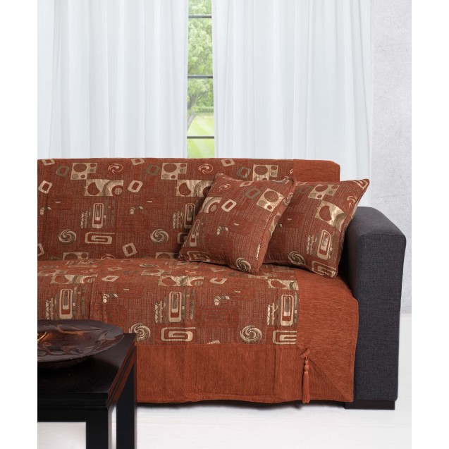 Σετ Ριχτάρια 3 Τεμαχίων Silk Fashion 912 Κεραμιδί