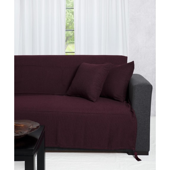 Ριχτάρι Πολυθρόνας Silk Fashion 9925 Μελιτζανί 180x180