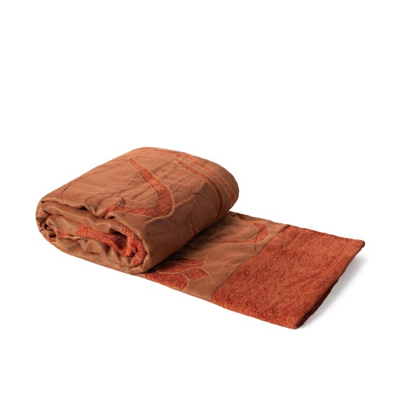 Ριχτάρι Πολυθρόνας Silk Fashion 5178 Πορτοκαλί 150x180