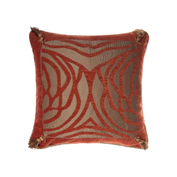 Μαξιλαροθήκη Διακόσμησης Silk Fashion 6926 Πορτοκαλί 65x65