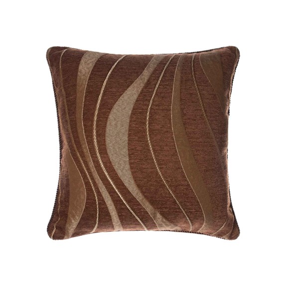 Μαξιλαροθήκη Διακόσμησης Silk Fashion 922 Καφέ 45x45