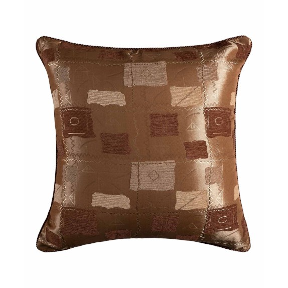 Μαξιλαροθήκη Διακόσμησης Silk Fashion 913 Καφέ 65x65