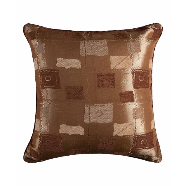 Μαξιλαροθήκη Διακόσμησης Silk Fashion 913 Καφέ...