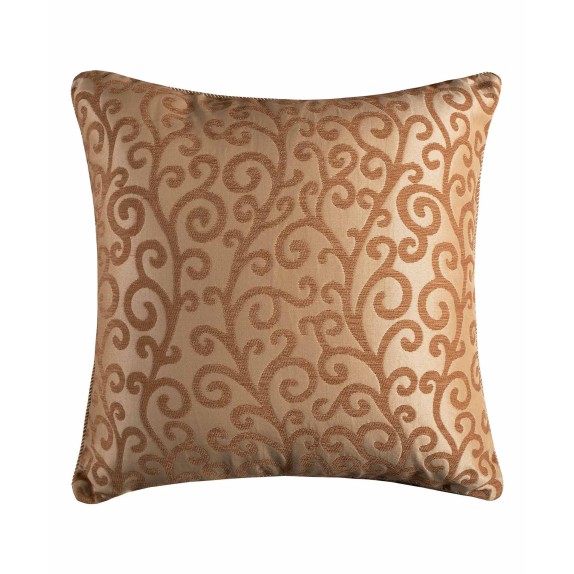  Μαξιλαροθήκη Διακόσμησης Silk Fashion 602 Κλαδί Χρυσό 65x65